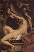 Charles Lebrun Daedalus and Icarus oil painting artist